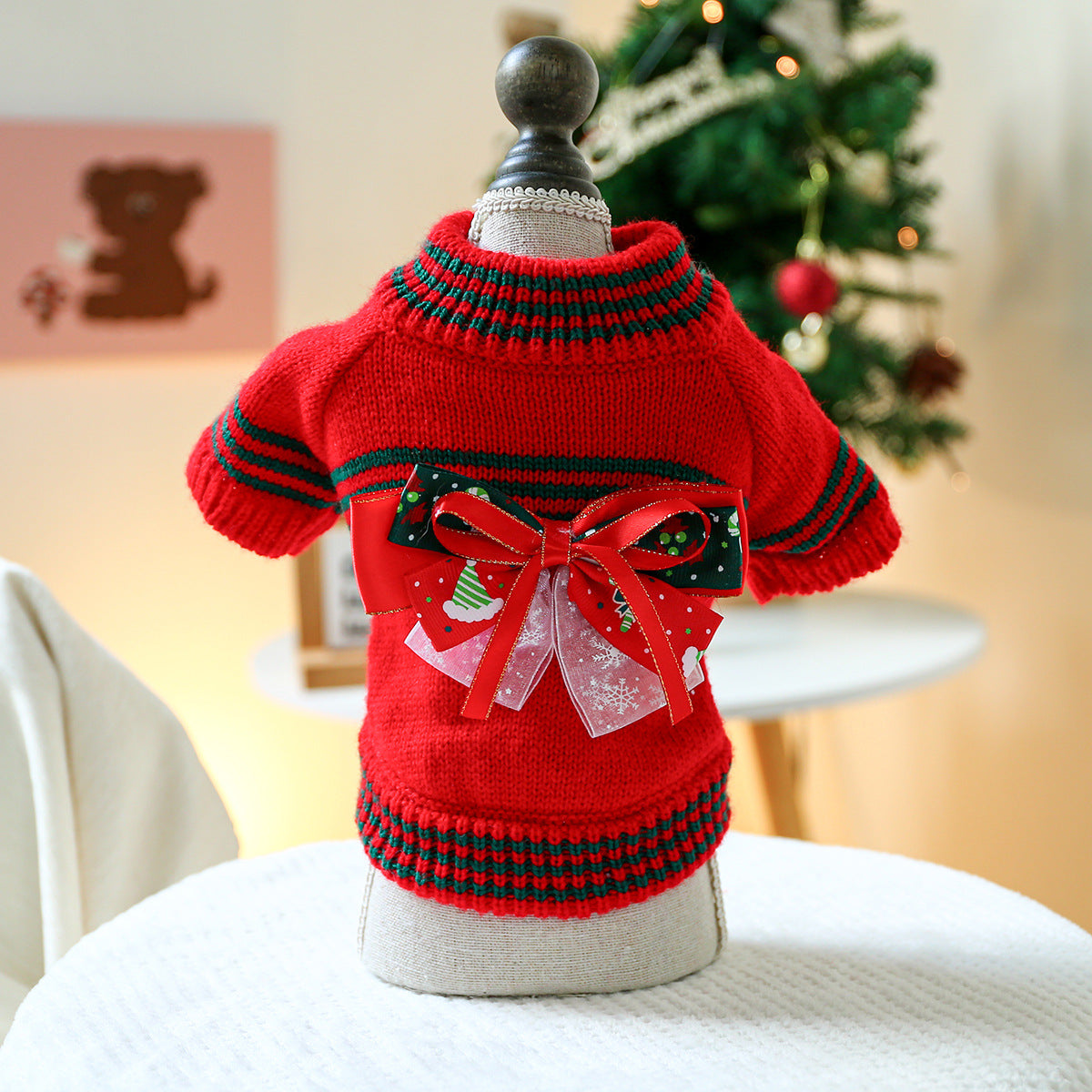 KFX-3212093 Halloween and Christmas Themed Pet Sweaters for Dogs in Various Sizes