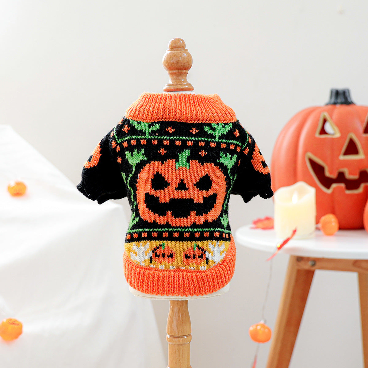 KFX-3212093 Halloween and Christmas Themed Pet Sweaters for Dogs in Various Sizes