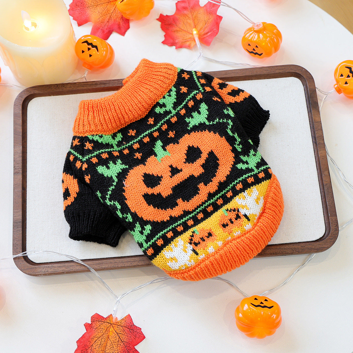 KFX-3212093 Halloween and Christmas Themed Pet Sweaters for Dogs in Various Sizes