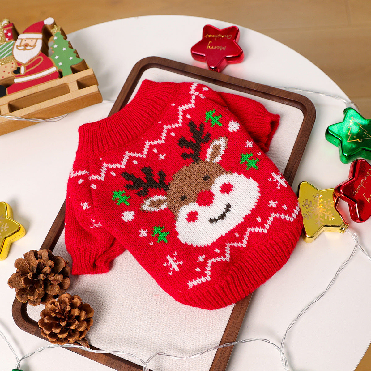 KFX-3212093 Halloween and Christmas Themed Pet Sweaters for Dogs in Various Sizes