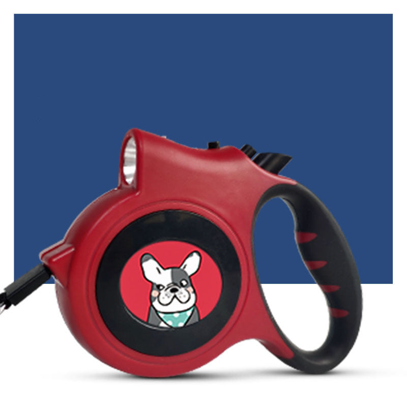 KFX-3216061 Retractable Cat Leash with 5-Meter Long ABS Belt for Flexible Outdoor Use