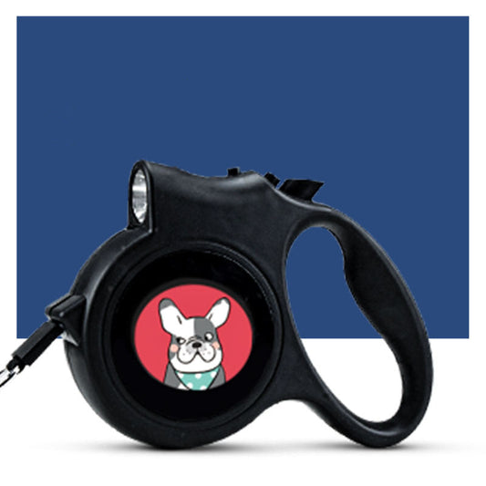 KFX-3216061 Retractable Cat Leash with 5-Meter Long ABS Belt for Flexible Outdoor Use