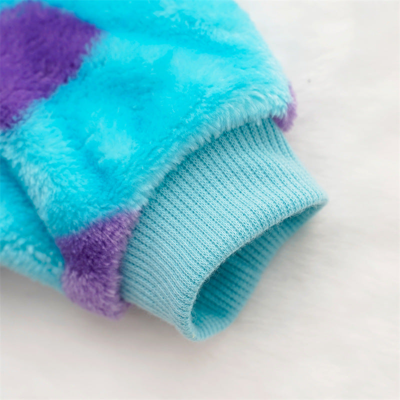 KFX-3217341 Flannel Transformational Clothing for Medium-Sized Dogs - Winter and Summer Apparel