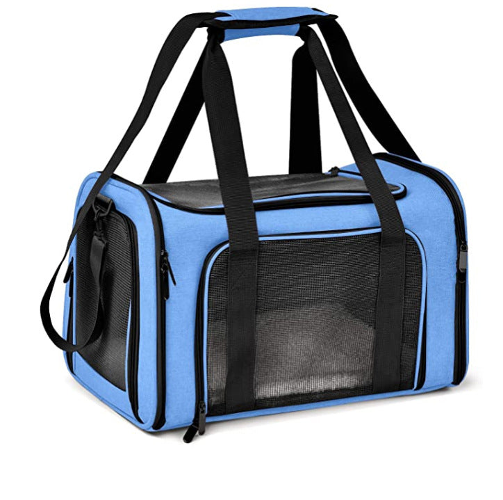 KFX-3218493 Pet Travel Backpack in Cationic Linen with Polyester Lining - Size 44x28x28cm