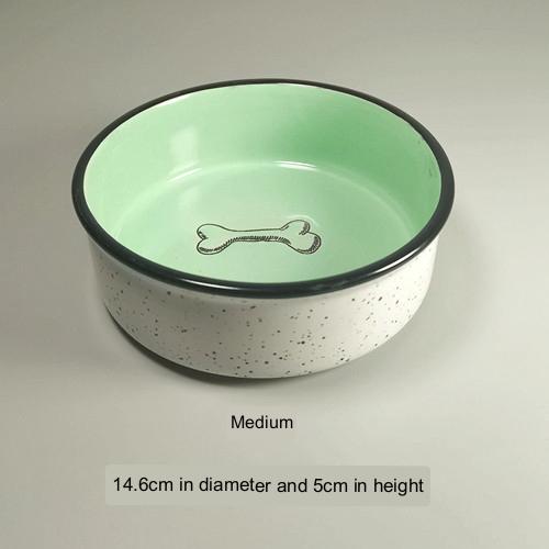 KFX-3222205 Medium Anti-Tip Dog Bowl with Neck Guard in Various Colors