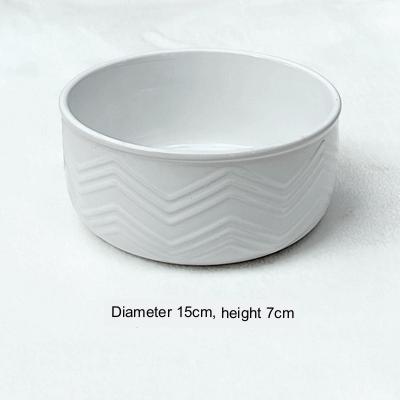 KFX-3222205 Medium Anti-Tip Dog Bowl with Neck Guard in Various Colors