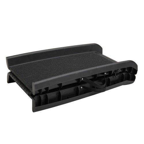 KFX-3226173 Portable Foldable Pet Ramp for Vehicle Access - Black, 61.4 x 15.7 x 3.5 Inches, Supports Up to 90 kg