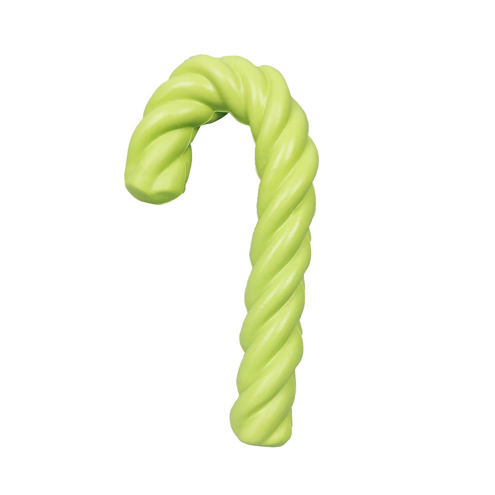 KFX-3228605 Christmas Themed Bite-Resistant Dog Rubber Chew Toy with Sound for All Breeds