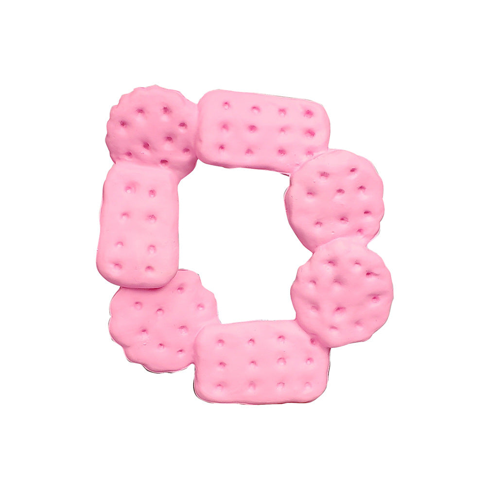 KFX-3228605 Christmas Themed Bite-Resistant Dog Rubber Chew Toy with Sound for All Breeds
