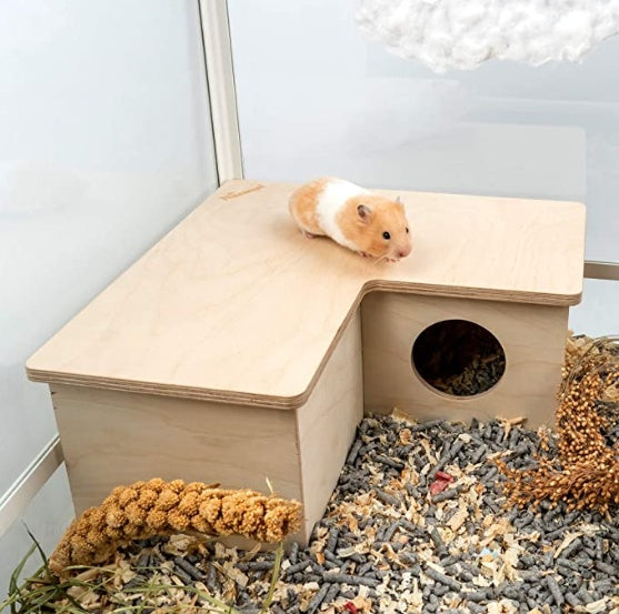KFX-3231421 Hamster Multi-Room Habitat Made of European Birch Wood