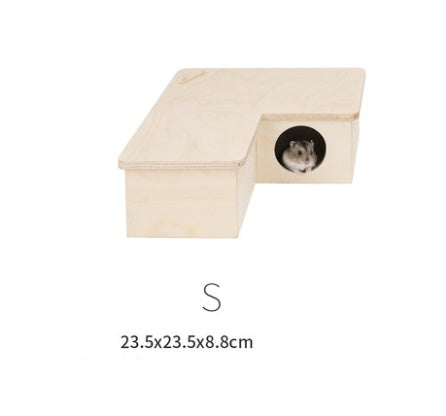 KFX-3231421 Hamster Multi-Room Habitat Made of European Birch Wood