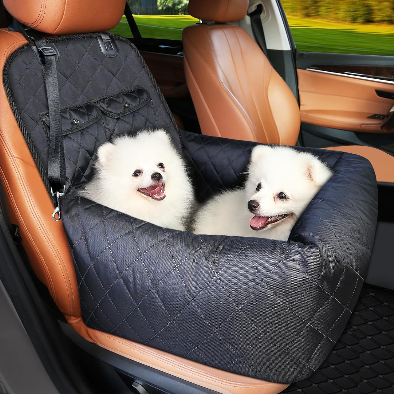 KFX-3232573 Waterproof Back Seat Protector Mat for Cats and Dogs - Safe Car Travel Accessory