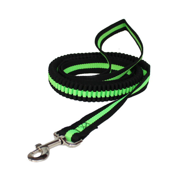 KFX-3233341 Small and Medium Dog Harness with Elastic Hand Holding Rope in Red