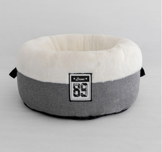 KFX-3237565 Cozy Winter Cat Sleeping Bag - Semi-Closed Cat Bed for Deep Sleep, Universal Size Options Available
