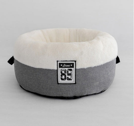 KFX-3237565 Cozy Winter Cat Sleeping Bag - Semi-Closed Cat Bed for Deep Sleep, Universal Size Options Available