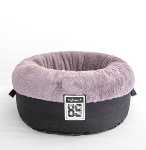 KFX-3237565 Cozy Winter Cat Sleeping Bag - Semi-Closed Cat Bed for Deep Sleep, Universal Size Options Available