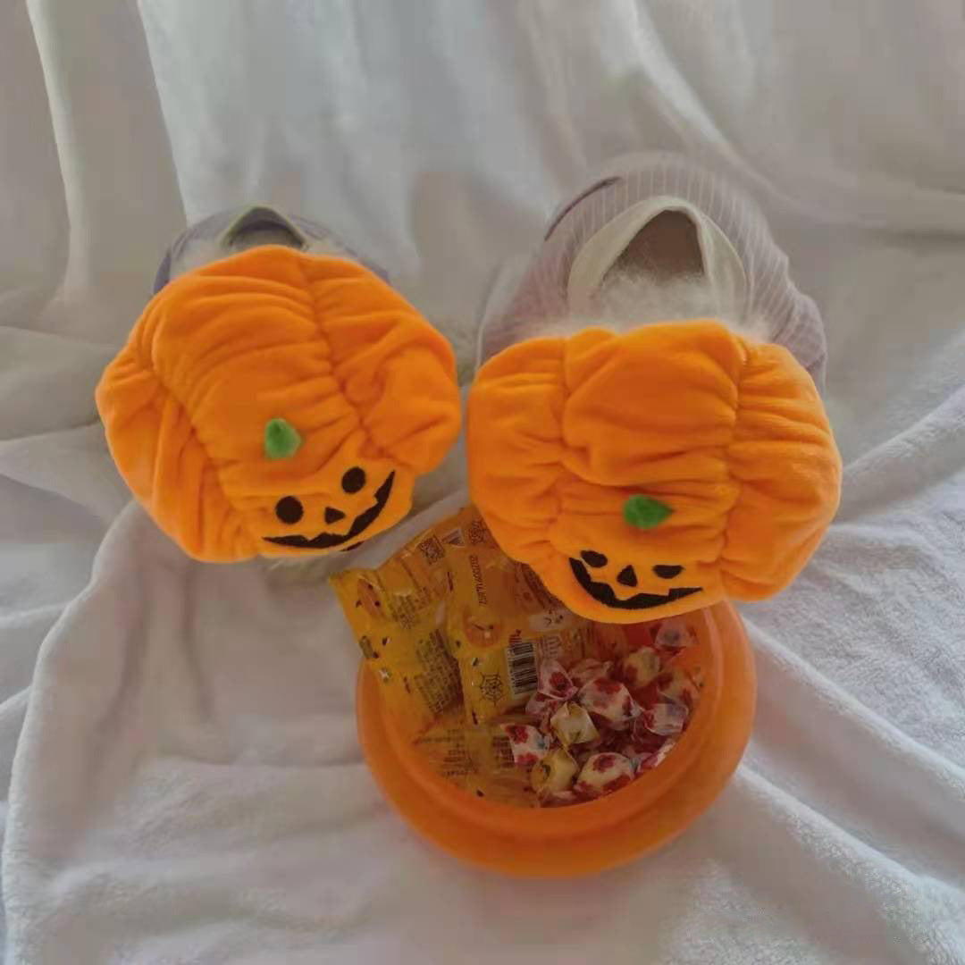 KFX-3238333 Fashionable Orange Pumpkin Hat for Cats and Dogs - Velvet Material, Sizes S & L Available