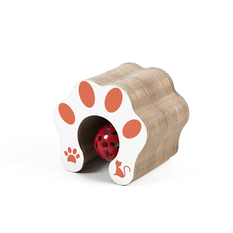 KFX-3239485 Pink Foldable Cat Scratch Board with Strong Magnetic Design