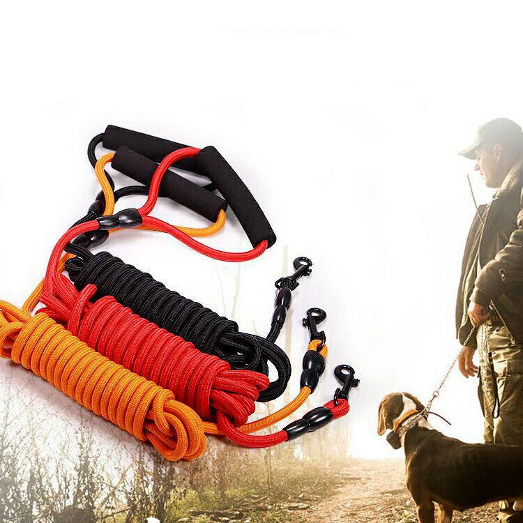 KFX-3243069 Nylon Pet Dog Traction Rope - High Tensile Strength, Casual & Simple Design, Various Sizes and Colors Available