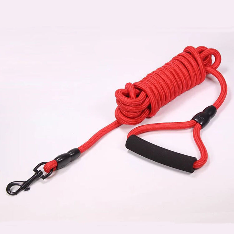 KFX-3243069 Nylon Pet Dog Traction Rope - High Tensile Strength, Casual & Simple Design, Various Sizes and Colors Available