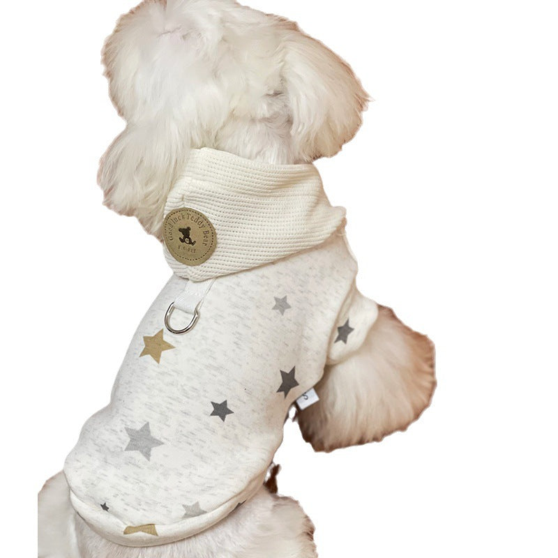 KFX-3244349 Casual Cartoon Cotton Clothes for Pets - Sizes XS to XL Available