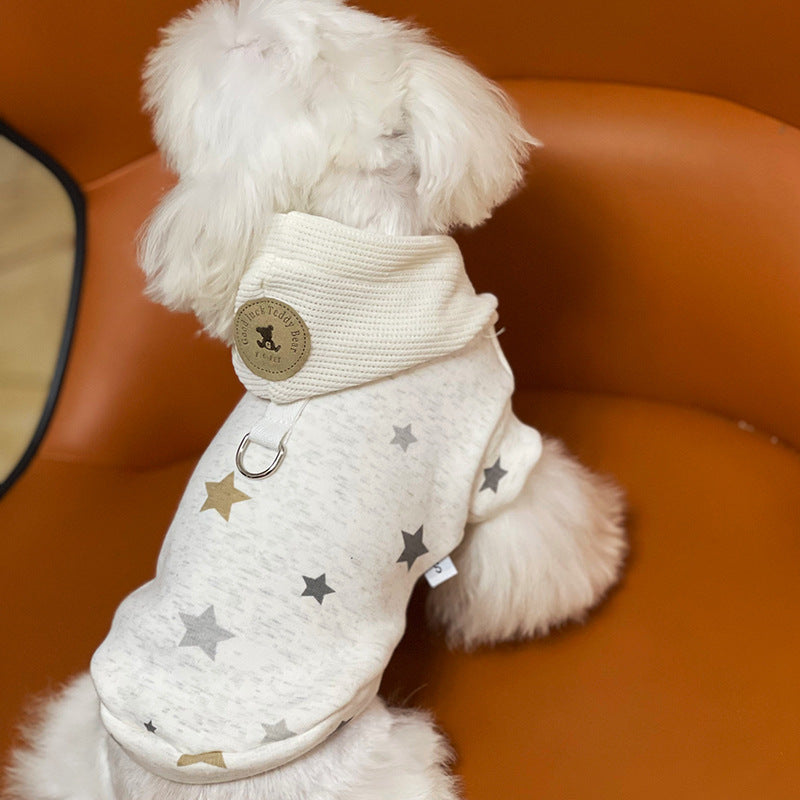 KFX-3244349 Casual Cartoon Cotton Clothes for Pets - Sizes XS to XL Available