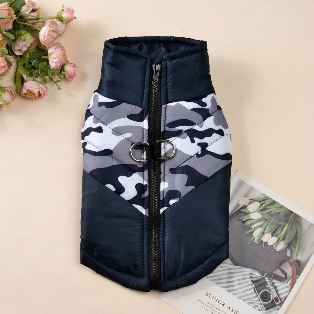 KFX-3244861 Warm Cotton-Padded Dog Jacket for Cold Weather - Sizes S to 7XL