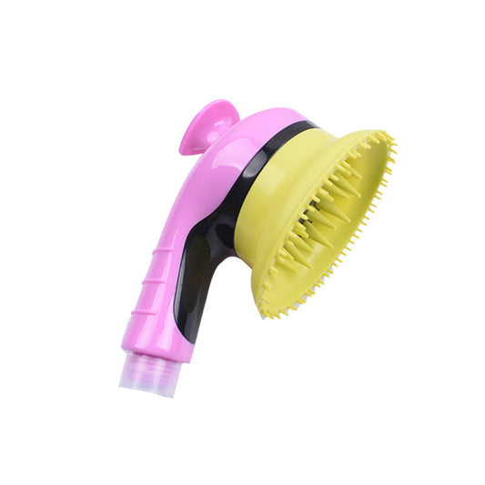 KFX-3246909 Pet Shower Kit for Cats and Dogs - Combined Bathing and Massage with Ergonomic Shower Head and Flexible Brushes