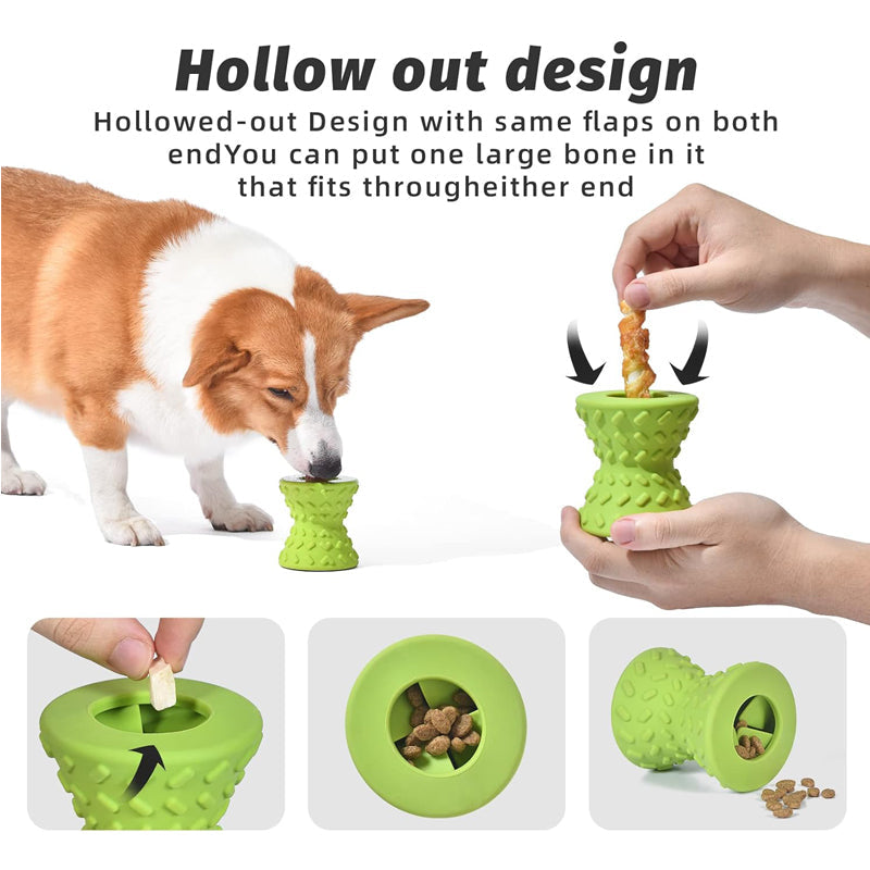 KFX-3247677 Natural Rubber Chew Toy for Medium and Large Dogs, Durable, Dental Health, Easy to Clean, Portable Design