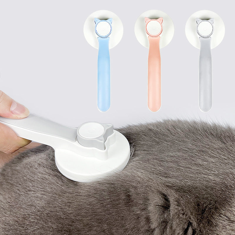 KFX-3252285 Self-Cleaning Slicker Brush for Dogs and Cats - Perfect for Long and Short Hair, Gentle Shedding and Grooming