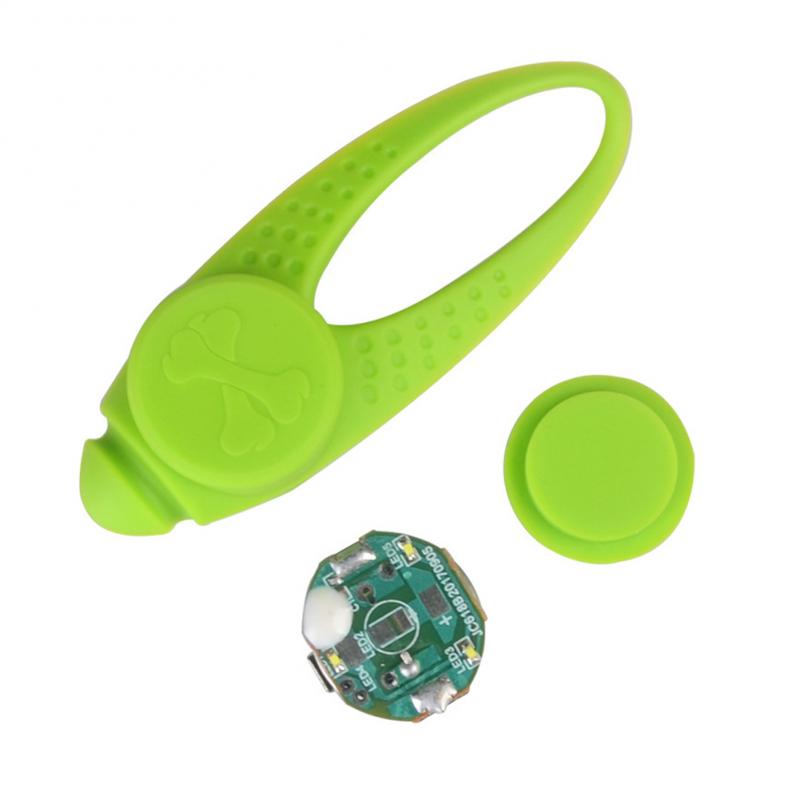 KFX-3252797 Luminous Anti-Lost Dog Pendant with Silicone Material and Multiple Light Modes