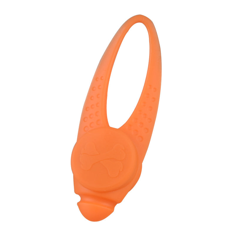 KFX-3252797 Luminous Anti-Lost Dog Pendant with Silicone Material and Multiple Light Modes