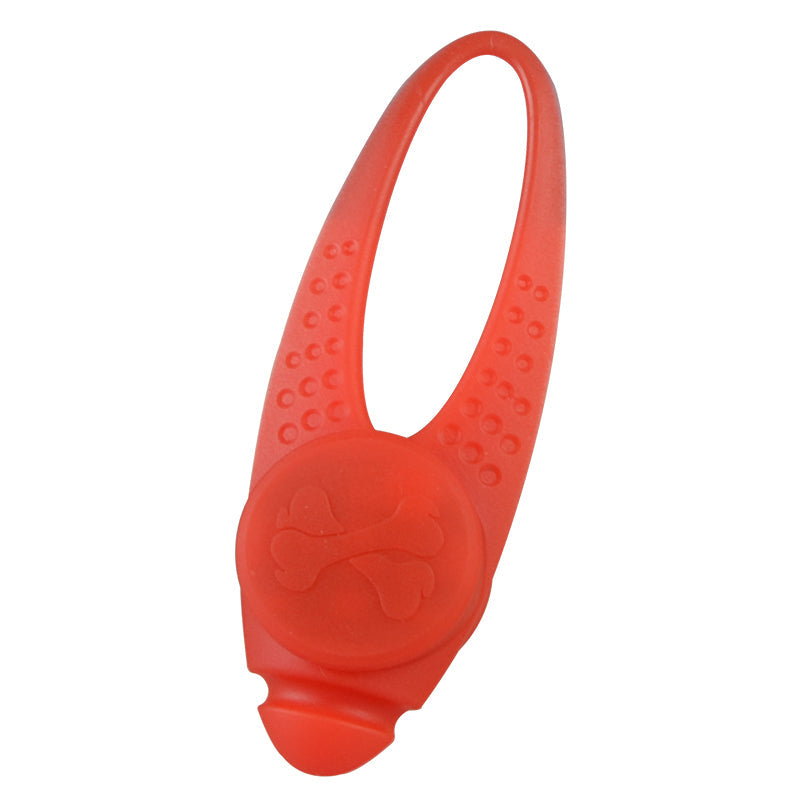 KFX-3252797 Luminous Anti-Lost Dog Pendant with Silicone Material and Multiple Light Modes