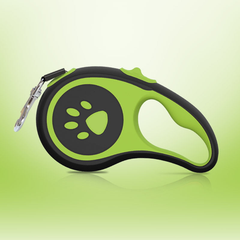 KFX-3254589 Automatic Telescopic Traction Rope for Dogs - 5M Adjustable Leash in Green, Pink, Blue, and Orange