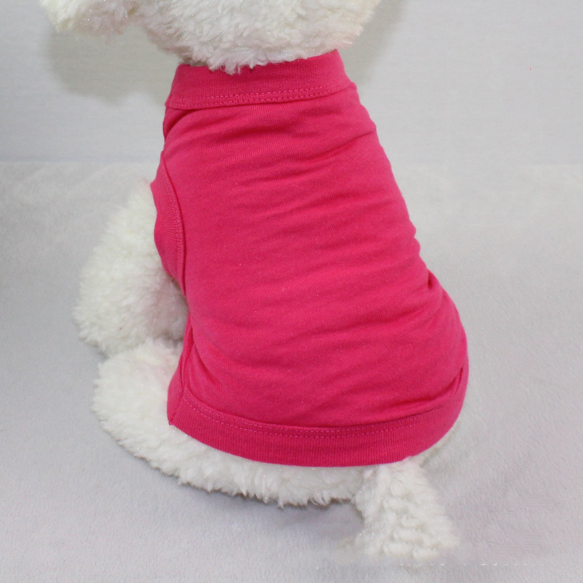 KFX-3255357 Pure Cotton Dog Vest for All Seasons - Comfortable and Stylish Pet Apparel