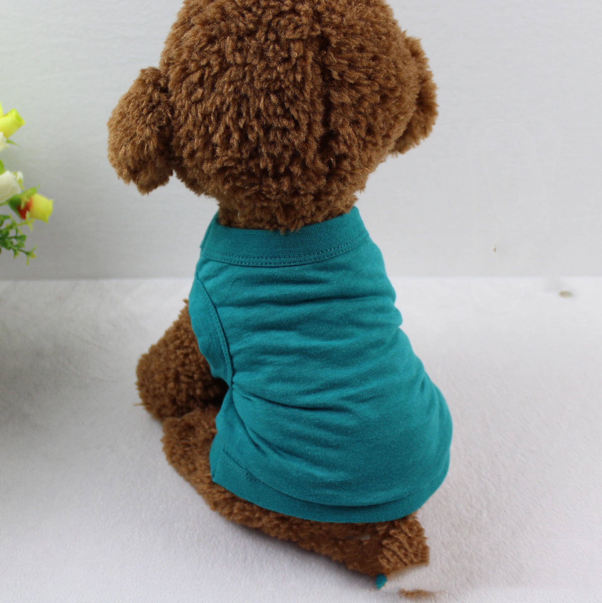 KFX-3255357 Pure Cotton Dog Vest for All Seasons - Comfortable and Stylish Pet Apparel