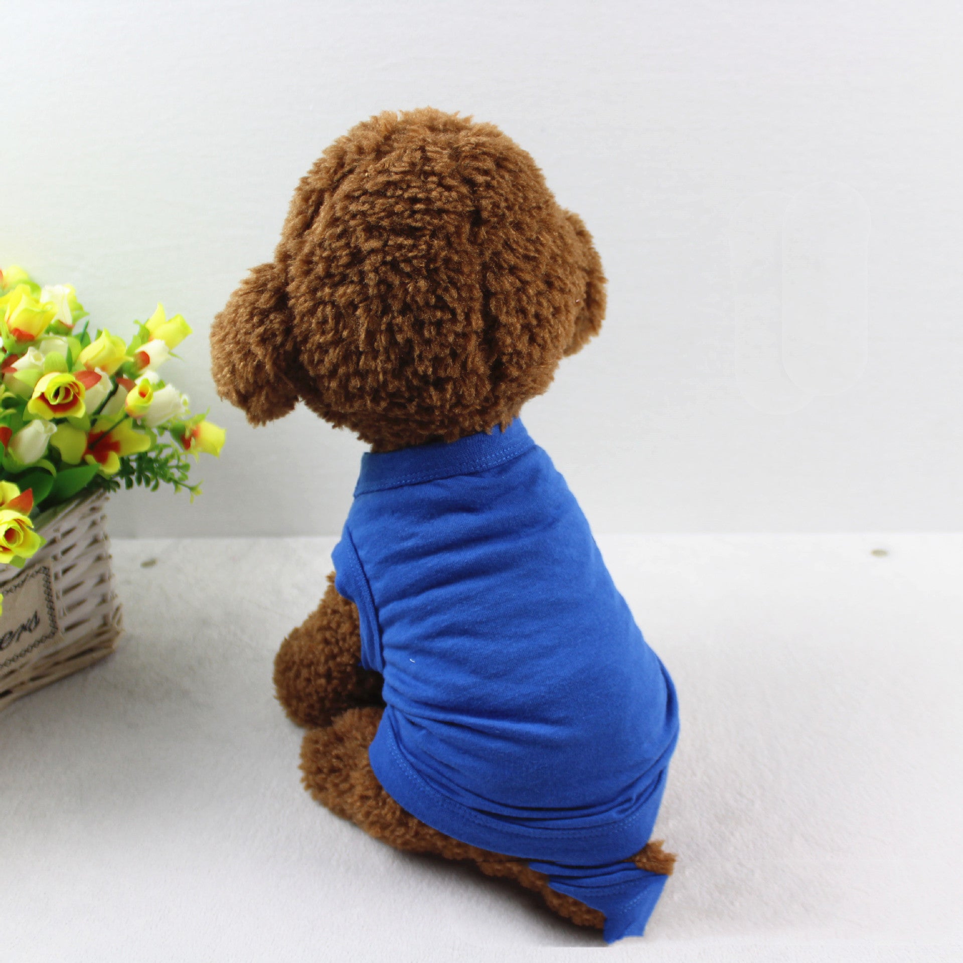 KFX-3255357 Pure Cotton Dog Vest for All Seasons - Comfortable and Stylish Pet Apparel