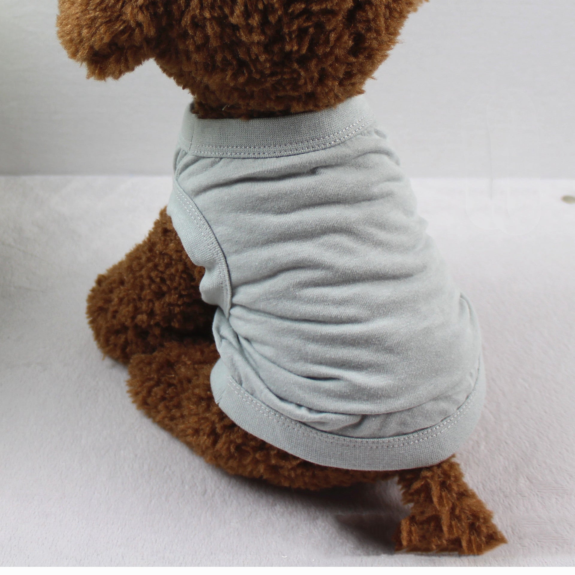KFX-3255357 Pure Cotton Dog Vest for All Seasons - Comfortable and Stylish Pet Apparel
