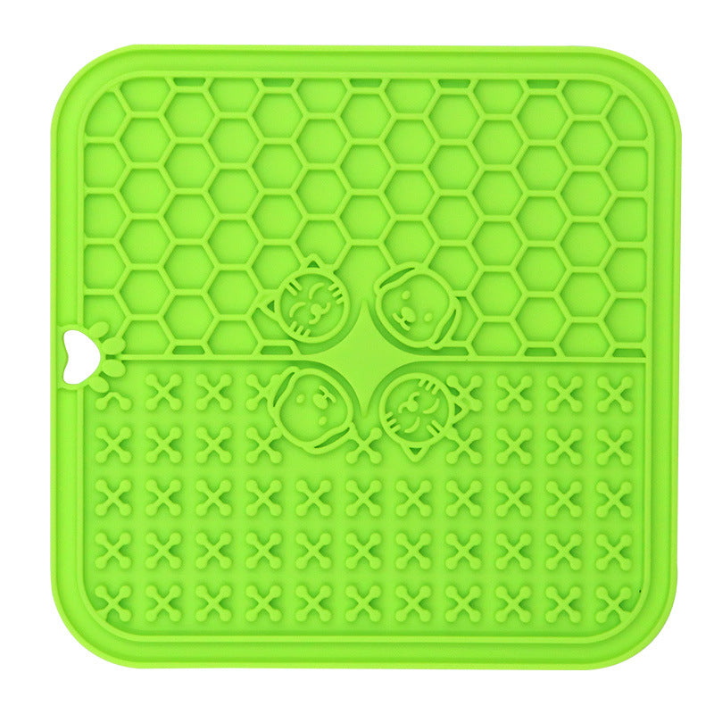 KFX-3256637 Silicone Pet Licking Pad with Suction Cup for Feeding and Slow Eating
