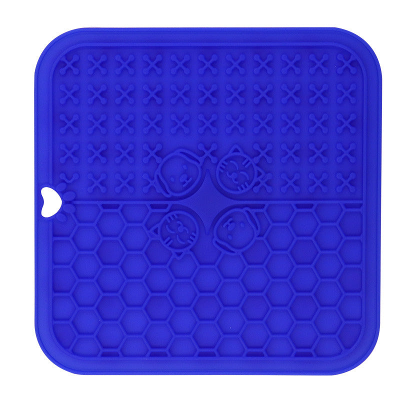 KFX-3256637 Silicone Pet Licking Pad with Suction Cup for Feeding and Slow Eating