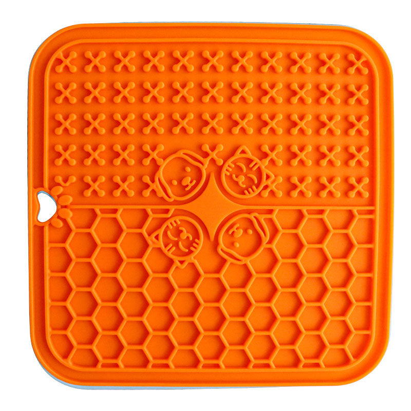 KFX-3256637 Silicone Pet Licking Pad with Suction Cup for Feeding and Slow Eating