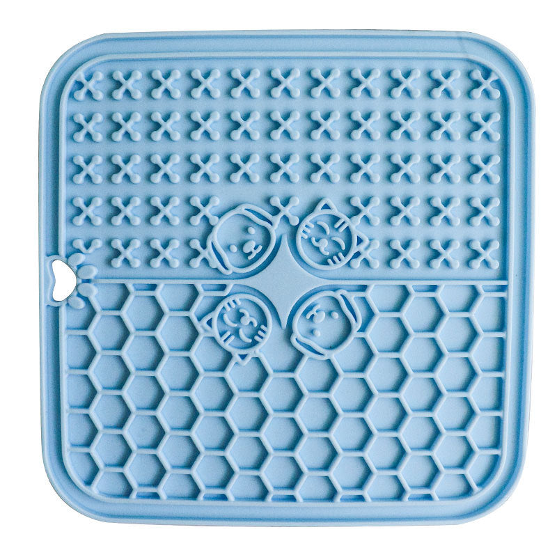 KFX-3256637 Silicone Pet Licking Pad with Suction Cup for Feeding and Slow Eating