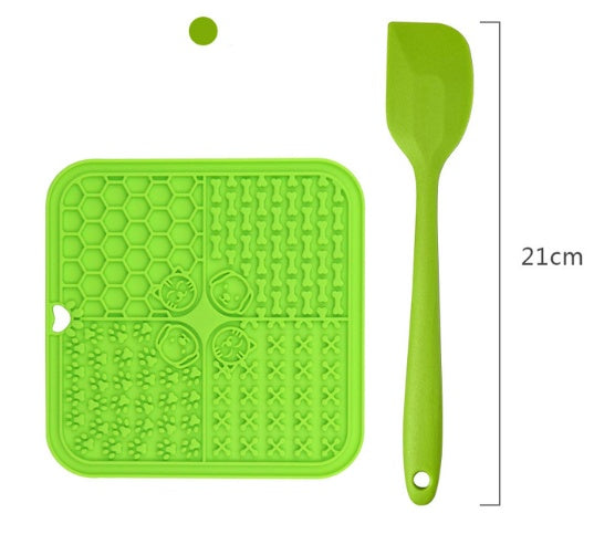KFX-3256637 Silicone Pet Licking Pad with Suction Cup for Feeding and Slow Eating