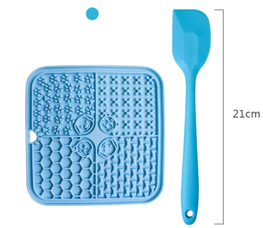 KFX-3256637 Silicone Pet Licking Pad with Suction Cup for Feeding and Slow Eating