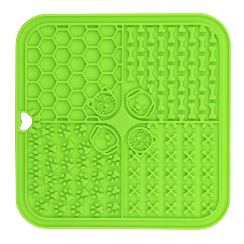 KFX-3256637 Silicone Pet Licking Pad with Suction Cup for Feeding and Slow Eating