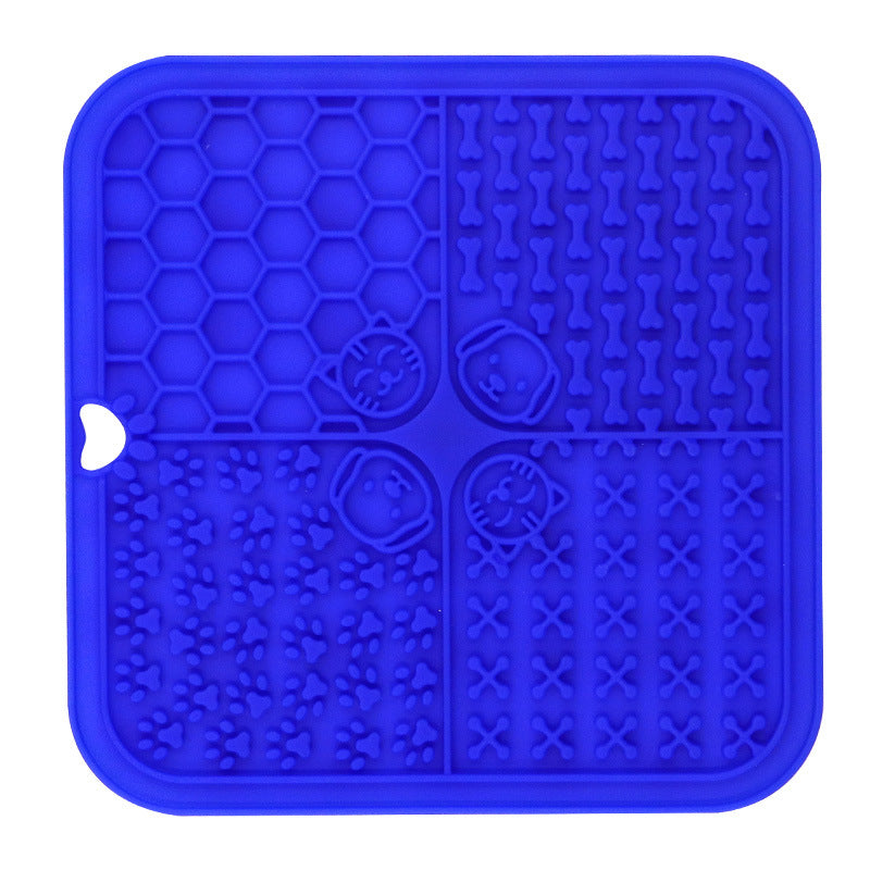 KFX-3256637 Silicone Pet Licking Pad with Suction Cup for Feeding and Slow Eating