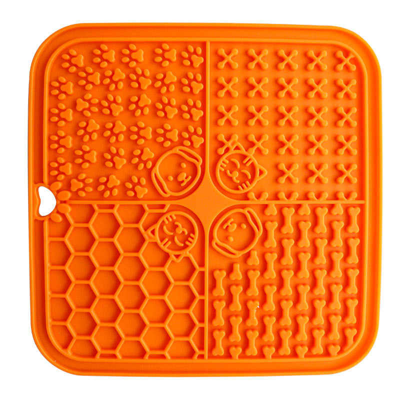 KFX-3256637 Silicone Pet Licking Pad with Suction Cup for Feeding and Slow Eating