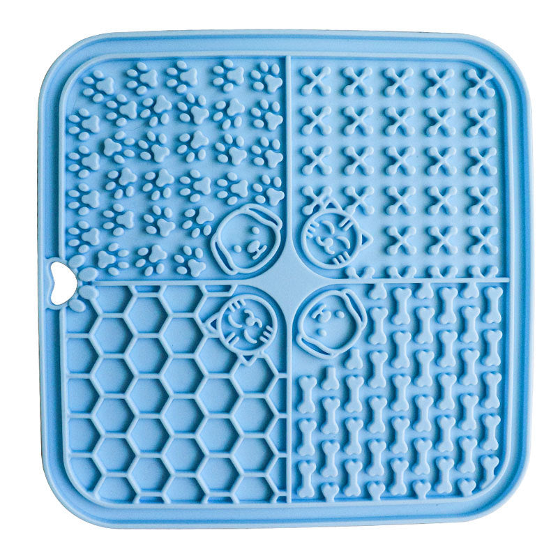 KFX-3256637 Silicone Pet Licking Pad with Suction Cup for Feeding and Slow Eating