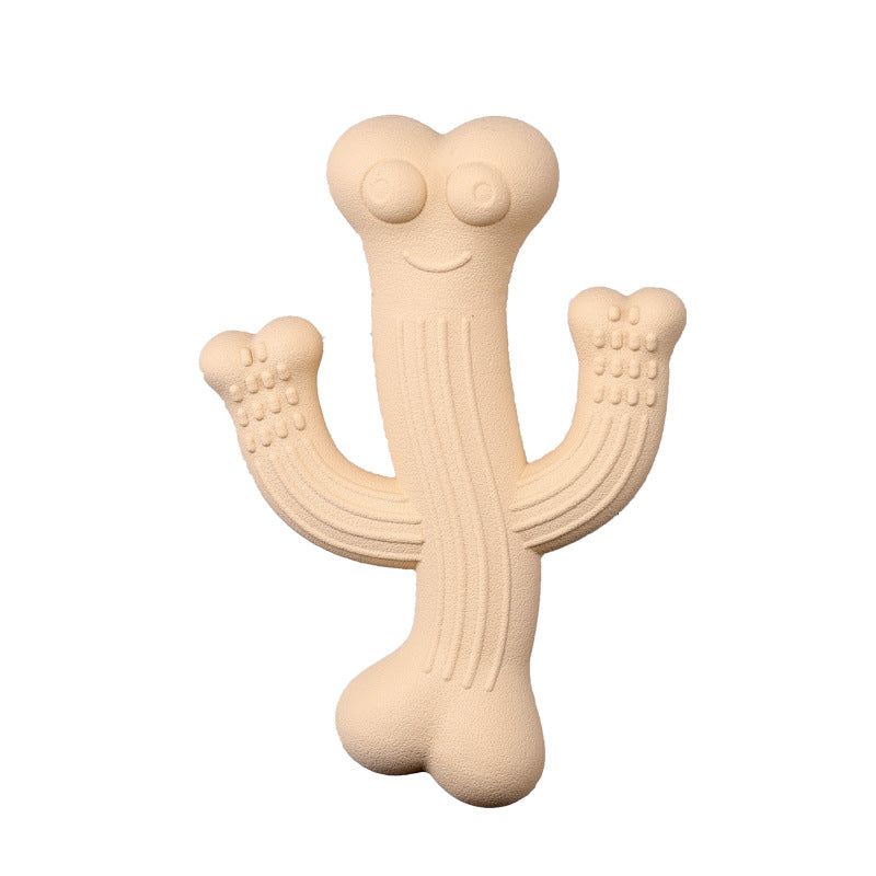 KFX-3258045 Ultra Durable Cactus Dog Chew Toy for Puppies, Medium & Large Dogs - Interactive and Nearly Indestructible Design