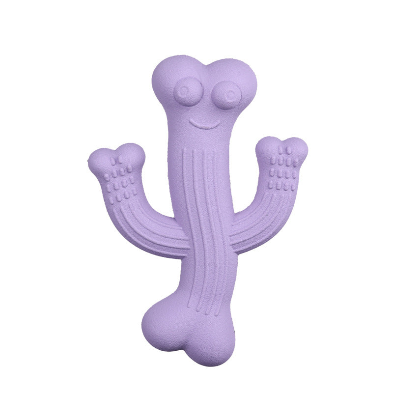 KFX-3258045 Ultra Durable Cactus Dog Chew Toy for Puppies, Medium & Large Dogs - Interactive and Nearly Indestructible Design